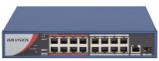 16 Port Fast Ethernet Unmanaged PoE Switch
